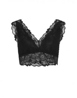Alice&Jann Elaine Bralette Beha Zonder Beugel - Zwart - 9849
