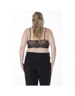 Alice&Jann Elaine Bralette Beha Zonder Beugel - Zwart - 9849 -ondergoed winkel alicejann elaine bralette beha zonder beugel zwart 9849 3