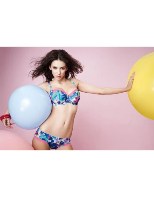 Cleo By Panache Ellie Slip - Blue Multi - 6612 4 Cleo By Panache Ellie Slip - Blue Multi - 6612 - Afbeelding 4