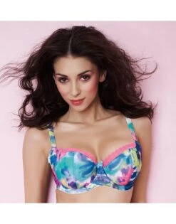 Cleo By Panache Ellie Voorgevormde Balconnet Beha - Blue Multi