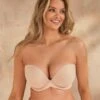 Cleo By Panache Faith Plunge Strapless BH Kleine En Grote Maten 60-85 - Latte Cup D Tot H - 10660