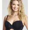 Cleo By Panache Harper Voorgevormde Balconnet BH Grote Cupmaten - Zwart - 9921
