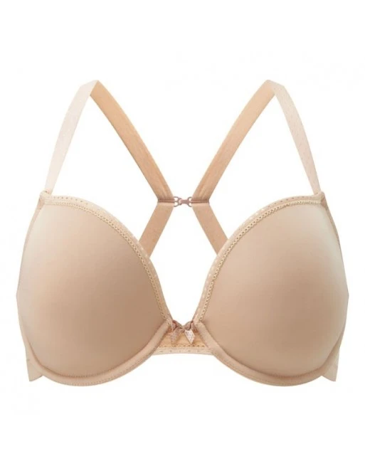 Cleo By Panache Koko Voorgevormde Plunge Beha Grote Cupmaten D - K / T. 60-85 - Caramel - 9176 6 Cleo By Panache Koko Voorgevormde Plunge Beha Grote Cupmaten D - K / T. 60-85 - Caramel - 9176 - Afbeelding 6