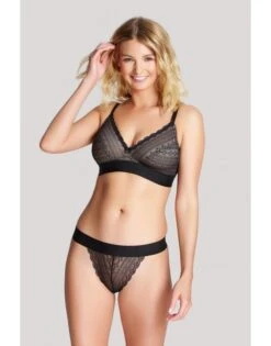 Cleo By Panache Lyzy Tanga Slip Kleine Maten 34-44 - Zwart - 9762