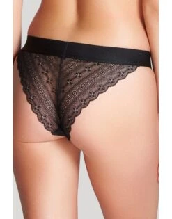 Cleo By Panache Lyzy Tanga Slip Kleine Maten 34-44 - Zwart - 9762 -ondergoed winkel cleo by panache lyzy tanga slip kleine maten 34 44 zwart 9762 3