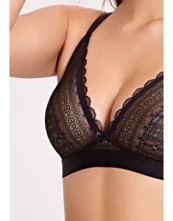 Cleo By Panache Lyzy Triangel Beha Zonder Beugel Grote Cupmaten D - K / T. 60-85 - Zwart - 9766 -ondergoed winkel cleo by panache lyzy triangel beha zonder beugel grote cupmaten d k t 60 85 zwart 9766 2