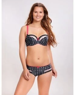Cleo By Panache Minnie Balconnet Beha Grote Cupmaten - Gingham Print - 7431 -ondergoed winkel cleo by panache minnie balconnet beha grote cupmaten gingham print 7431 5