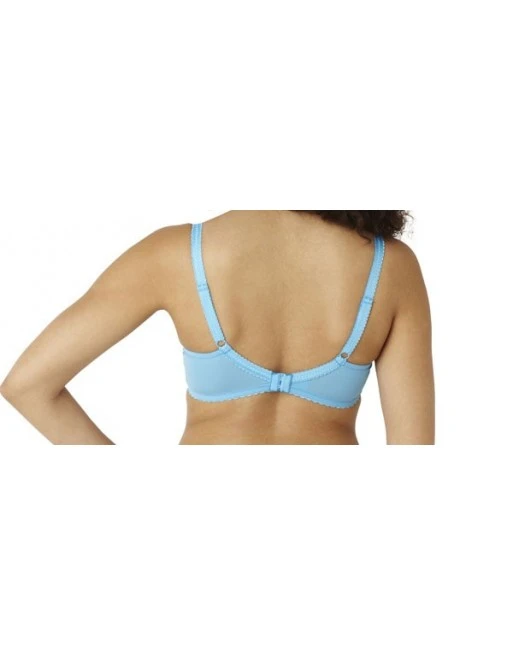 Cleo By Panache Minnie Balconnet Beha Kleine Cupmaten - Sky Blue Spot - 7431 4 Cleo By Panache Minnie Balconnet Beha Kleine Cupmaten - Sky Blue Spot - 7431 - Afbeelding 4