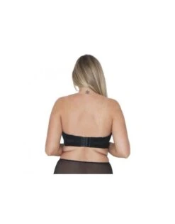 Curvy Kate Deluxe Strapless // Multiway Beha Grote Cupmaten - Black/Almond -ondergoed winkel curvy kate deluxe strapless multiway beha grote cupmaten blackalmond 3