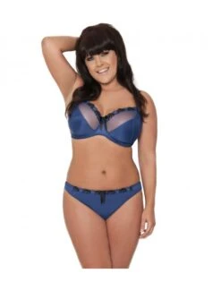 Curvy Kate Lottie Balconnet Beha Grote Cupmaten - Midnight/Black - CK1601 -ondergoed winkel curvy kate lottie balconnet beha grote cupmaten midnightblack ck1601 3