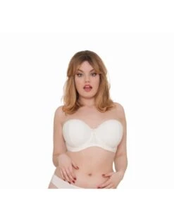 Curvy Kate Luxe Strapless/ Multiway Beha Grote Cupmaten - Ivory - CK2601 -ondergoed winkel curvy kate luxe strapless multiway beha grote cupmaten ivory ck2601 6