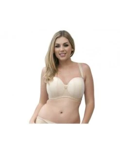 Curvy Kate Luxe Strapless/Multiway Beha Grote Cupmaten - Biscotti - CK2601 -ondergoed winkel curvy kate luxe straplessmultiway beha grote cupmaten biscotti ck2601 4
