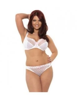 Curvy Kate Portia String - Wit/Roze - CK4002