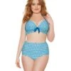 Curvy Kate Swim Atlantis Bikini Slip Hoge Taille Grote Maten - Deep Sea - CS3165