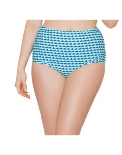 Curvy Kate Swim Atlantis Bikini Slip Hoge Taille Grote Maten - Deep Sea - CS3165 -ondergoed winkel curvy kate swim atlantis bikini slip hoge taille grote maten deep sea cs3165 2