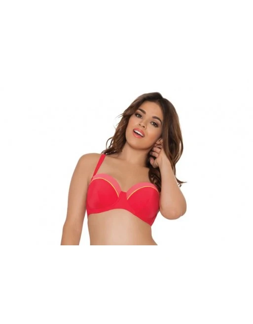 Curvy Kate Swim Bon Voyage Voorgevormde Balconnet Bikini Beha Grote Cupmaten - Safron - CS3211 2 Curvy Kate Swim Bon Voyage Voorgevormde Balconnet Bikini Beha Grote Cupmaten - Safron - CS3211 - Afbeelding 2