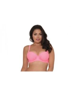 Curvy Kate Swim Jetty Voorgevormde Balconnet Bikini Beha Grote Cupmaten - Flamingo - CS3511 -ondergoed winkel curvy kate swim jetty voorgevormde balconnet bikini beha grote cupmaten flamingo cs3511 2