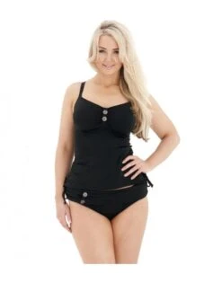 Curvy Kate Swim Luau Love Tankini Grote Cupmaten - Zwart - CS1906 -ondergoed winkel curvy kate swim luau love tankini grote cupmaten zwart cs1906 3
