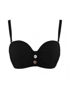 Curvy Kate Swim Luau Love Voorgevormde Balconnet Bikini Beha Grote Cupmaten - Zwart - CS1911