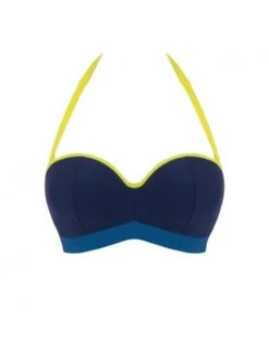 Curvy Kate Swim Maya Bandeau Bikini Beha Grote Cupmaten - Blue Mix - CS4641