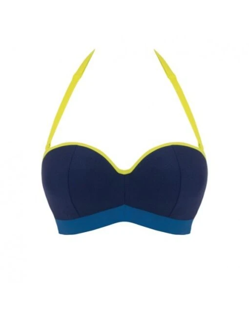 Curvy Kate Swim Maya Bandeau Bikini Beha Grote Cupmaten - Blue Mix - CS4641 5 Curvy Kate Swim Maya Bandeau Bikini Beha Grote Cupmaten - Blue Mix - CS4641 -ondergoed winkel curvy kate swim maya bandeau bikini beha grote cupmaten blue mix cs4641