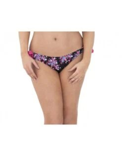 Curvy Kate Swim Moonflower Lage Lintjes Bikini Slip - Black/Floral - CS2515