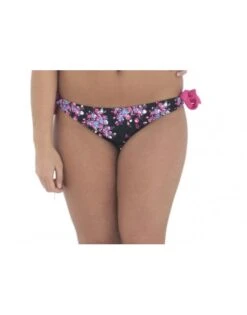Curvy Kate Swim Moonflower Lage Lintjes Bikini Slip - Black/Floral - CS2515 -ondergoed winkel curvy kate swim moonflower lage lintjes bikini slip blackfloral cs2515 3