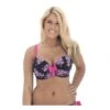 Curvy Kate Swim Moonflower Voorgevormde Bikini Beha Grote Cupmaten - Black Floral - CS2511