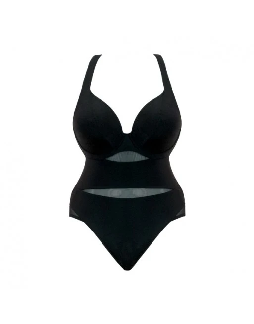 Curvy Kate Swim Sheer Class Badpak Grote Cupmaten - Zwart 2 Curvy Kate Swim Sheer Class Badpak Grote Cupmaten - Zwart - Afbeelding 2