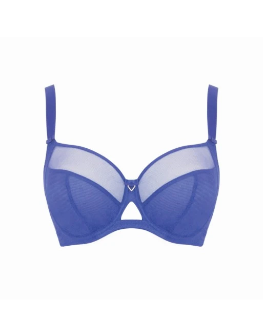 Curvy Kate Victory Balconnet Beha Grote Cupmaten - Electric Blue - CK9001 2 Curvy Kate Victory Balconnet Beha Grote Cupmaten - Electric Blue - CK9001 - Afbeelding 2