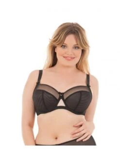 ondergoed winkel 28 Curvy Kate Victory Balconnet Beha Grote Cupmaten - Zwart - CK9001