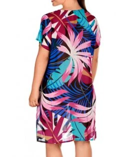 Dolores Cortés Kaftan/Strandjurk Met Korte Mouwen - 2771 - 3229 -ondergoed winkel dolores cortes kaftanstrandjurk met korte mouwen 2771 3229 1