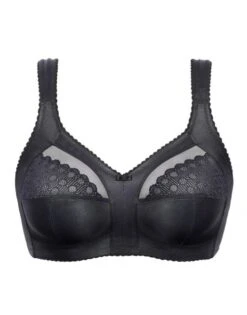 Format New Classic Birgit BH Zonder Beugel Kleine En Grote Maten 80-100 Cup B Tot G - Zwart - 103445