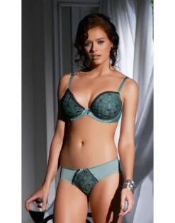 Panache Masquerade Illsa Voorgevormde Plunge Beha Grote Cupmaten - Waterlilly - 6566 -ondergoed winkel masquerade illsa voorgevormde plunge beha grote cupmaten waterlilly 6566 3