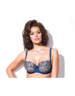 Panache Masquerade Persia Balconnet Beha Grote Cupmaten - Sapphire - 6581 -ondergoed winkel masquerade persia balconnet beha grote cupmaten sapphire 6581 2