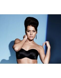 Panache Masquerade Tiffany Strapless/Multiway Beha Grote Cupmaten - Zwart
