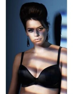Panache Masquerade Tiffany Voorgevormde Plunge Beha Grote Cupmaten - Zwart - 5431