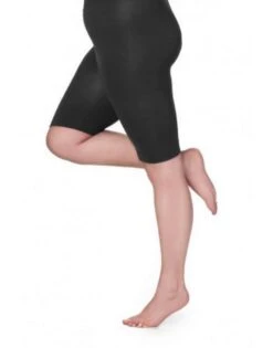 Pamela Mann 90 Denier Curvy Super Stretch Anti Schurende Short T. XL - 4XL - Zwart