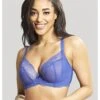 Panache Ana Plunge BH Kleine En Grote Maten + Grote Cupmaat D Tot J / T. 60-85 - Blue Jewel - 9396