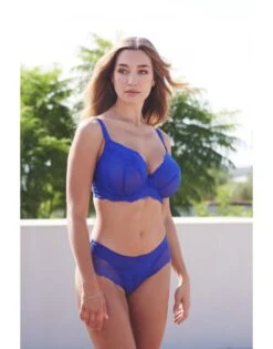 Panache Ana Plunge BH Kleine En Grote Maten + Grote Cupmaat D Tot J / T. 60-85 - Blue Jewel - 9396 -ondergoed winkel panache ana plunge bh kleine en grote maten grote cupmaat d tot j t 60 85 blue jewel 9396 7