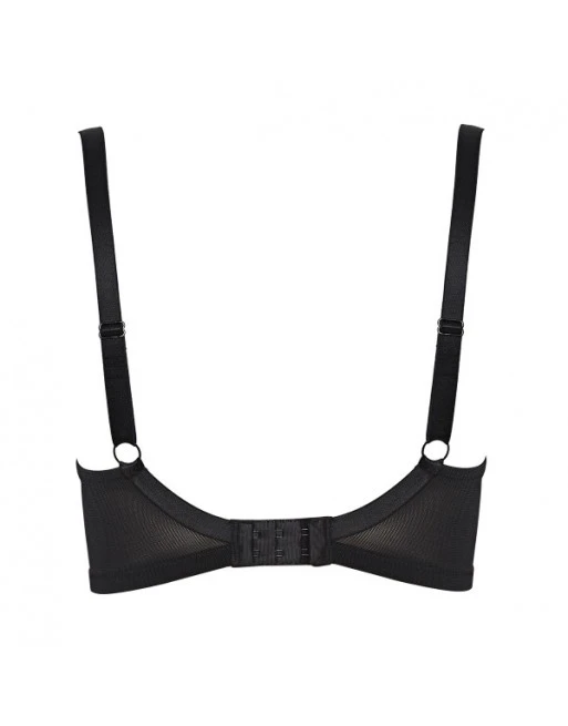 Panache Ana Plunge BH Kleine En Grote Maten + Grote Cupmaat D Tot J / T. 60-85 - Zwart - 9396 6 Panache Ana Plunge BH Kleine En Grote Maten + Grote Cupmaat D Tot J / T. 60-85 - Zwart - 9396 - Afbeelding 6