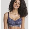 Panache Andorra BH Zonder Beugel Kleine En Grote Maten 60-90 Cup D Tot J - Vintage Blue - 5671