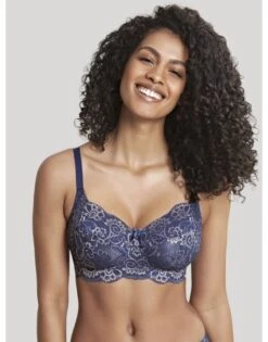 Panache Andorra BH Zonder Beugel Kleine En Grote Maten 60-90 Cup D Tot J - Vintage Blue - 5671