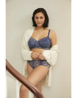Panache Andorra BH Zonder Beugel Kleine En Grote Maten 60-90 Cup D Tot J - Vintage Blue - 5671 -ondergoed winkel panache andorra bh zonder beugel kleine en grote maten 60 90 cup d tot j vintage blue 5671 4
