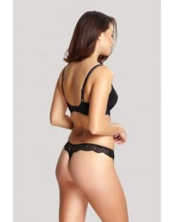 Panache Andorra String Kleine - Grote Maten 34-46 - Zwart - 5679 -ondergoed winkel panache andorra string kleine grote maten 34 46 zwart 5679 6