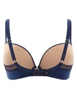 Panache Aria Voorgevormde Plunge Beha Grote Cupmaten - Navy/nude - 8086 -ondergoed winkel panache aria voorgevormde plunge beha grote cupmaten navynude 8086 3