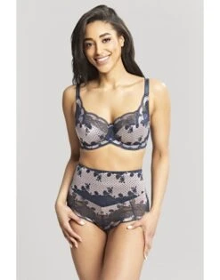 Panache Clara Hele Cup Beha Grote Cupmaten D - J / T. 65-90 - Navy/Pearl - 7255 -ondergoed winkel panache clara hele cup beha grote cupmaten d j t 65 90 navypearl 7255 3
