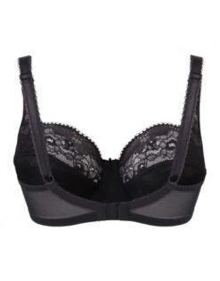 Panache Clara Hele Cup BH Kleine En Grote Maten + Grote Cupmaat D Tot J / T. 65-90 - Charcoal/Black - 7255 -ondergoed winkel panache clara hele cup bh kleine en grote maten grote cupmaat d tot j t 65 90 charcoalblack 7255 4