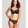 Panache Clara String Kleine - Grote Maten 34-46 - Charcoal/Black - 7259