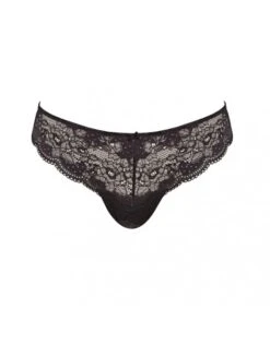 Panache Clara String Kleine - Grote Maten 34-46 - Charcoal/Black - 7259 -ondergoed winkel panache clara string kleine grote maten 34 46 charcoalblack 7259 3